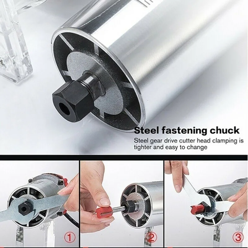 

600W 30000rpm Engraving Machine Electric Manual Trimmer Wood Engraving Machine Chuck Woodworking Tools Hand Laminated Trimmer