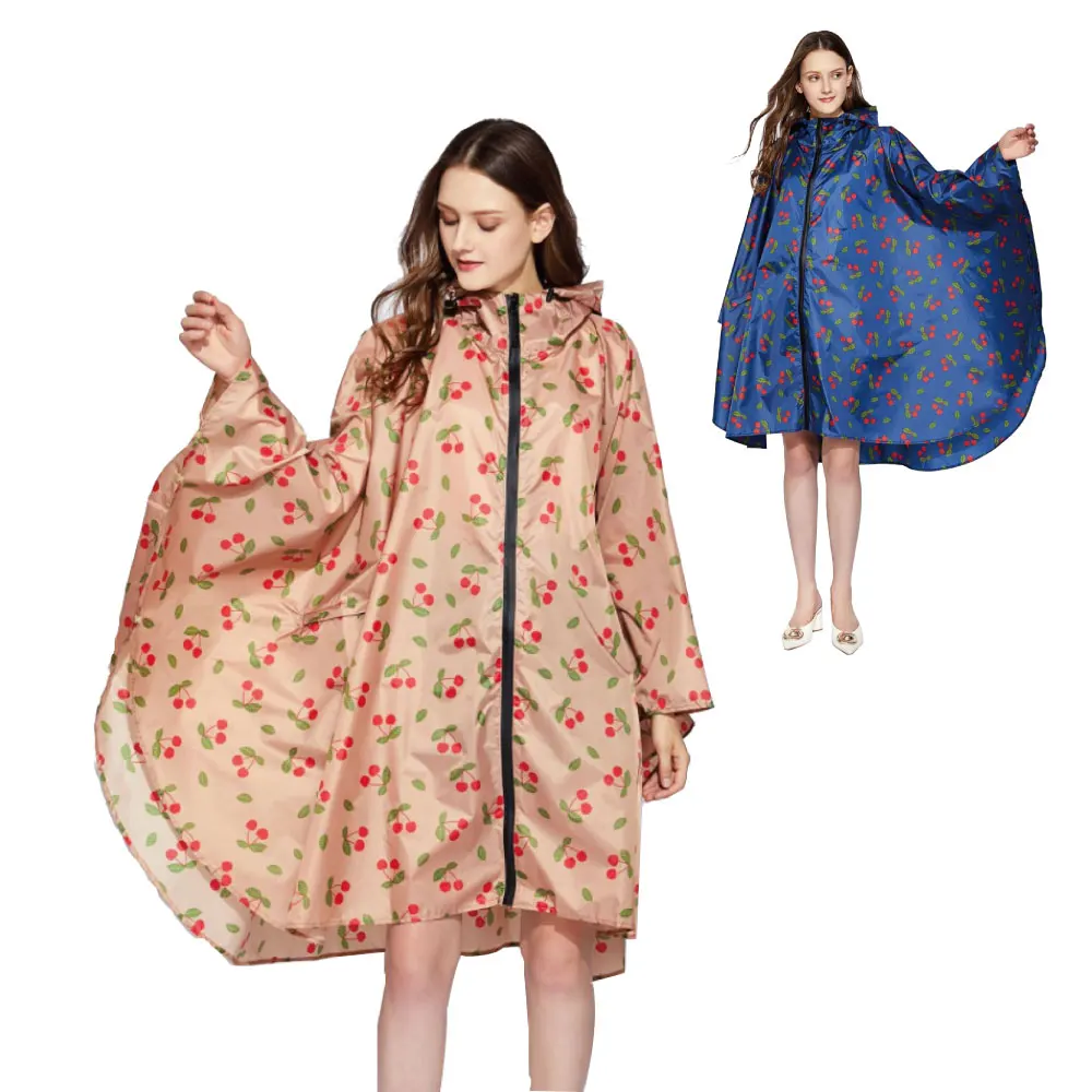 Новинка 2020 хорошее качество женское водонепроницаемое пончо с модным принтом