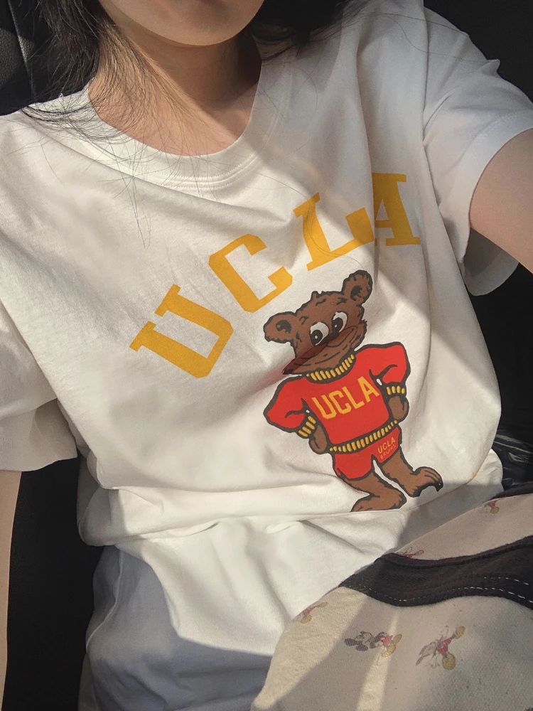 CMAZ Streetwear Vintage Fashion Girls O Neck Cotton Summer T Shirt Women Harajuku Tshirt Camisetas Verano Mujer 2021 6558#