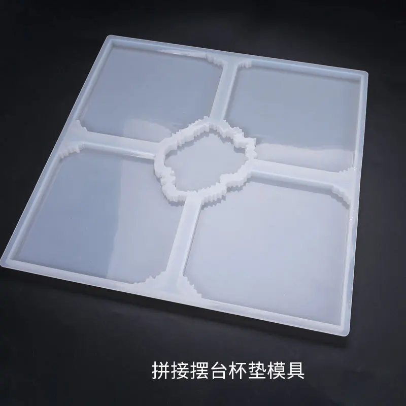 

Прозрачный клей «сделай сам», форма в виде капли, мозаичный коврик для чашки, различные нестандартные формы для размещения орнаментов, силиконовая форма