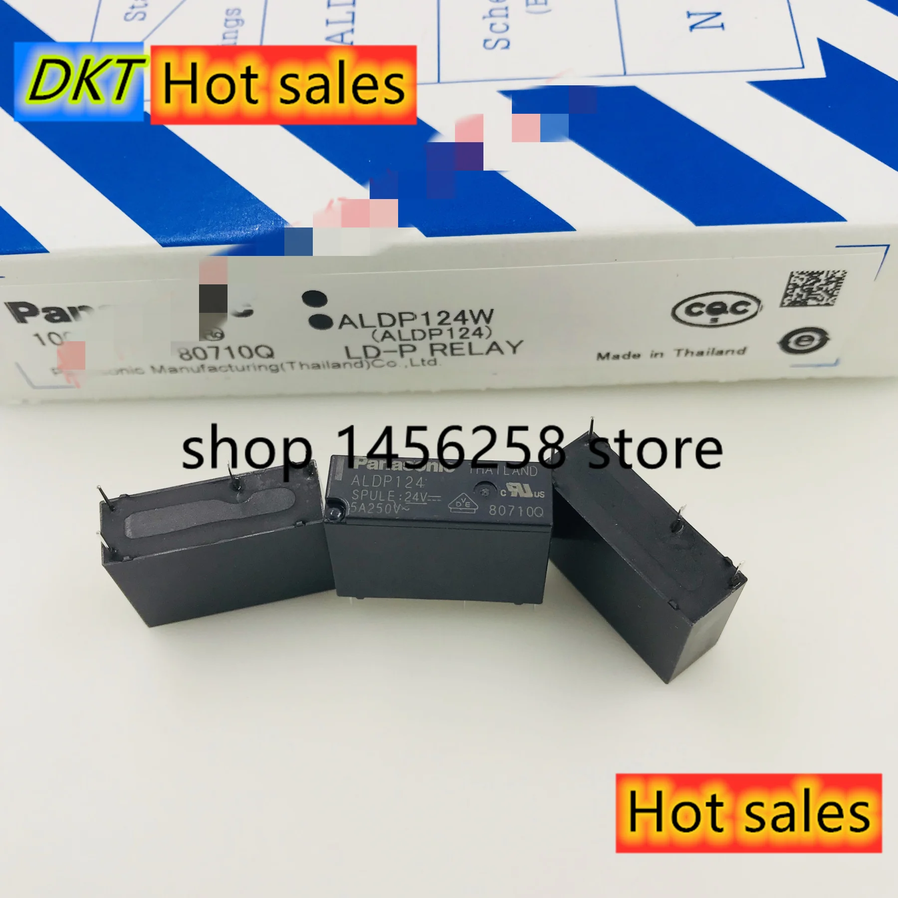 Freies Verschiffen 100% Новинка urspryunglichen Reis 10 teile/los ALDP124 24 V 5A 250 V|Запчасти и аксессуары для