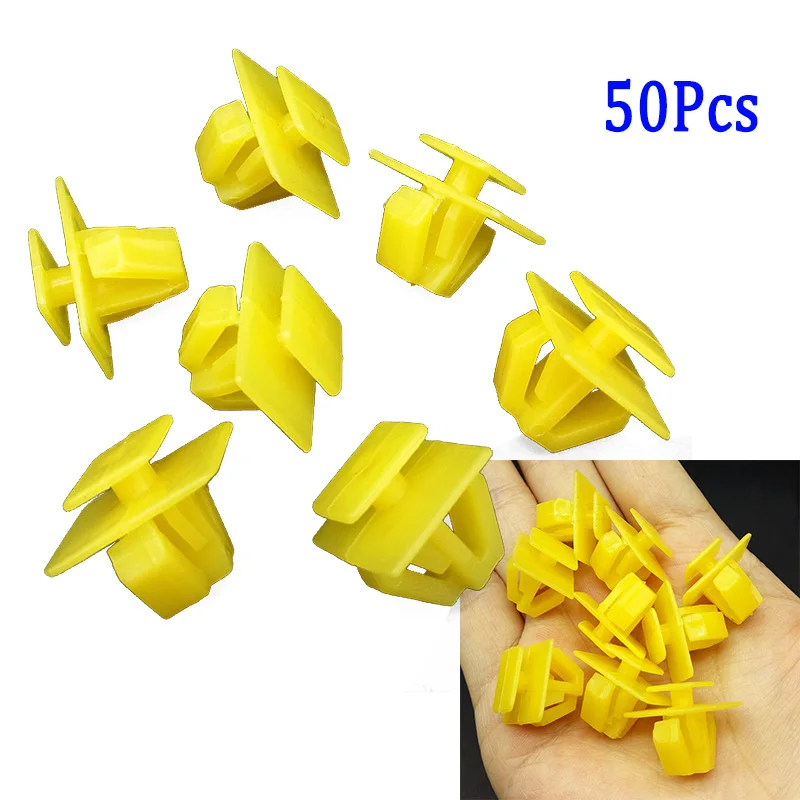 

Set Fasteners Clips Kit Rocker Nylon For Hyundai 87758-35000 Santa Plastic Bumper