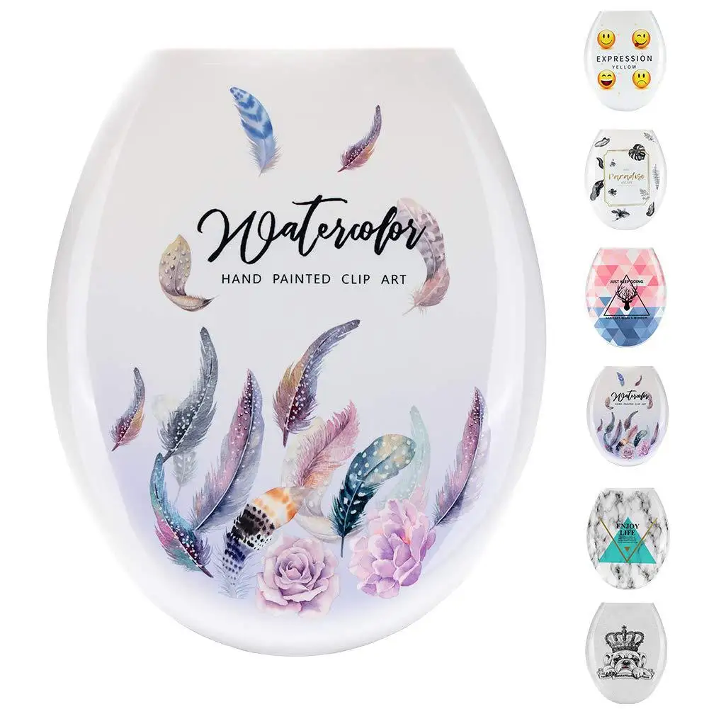 Крышка сиденья унитаза крышка U Тип Толстая Замена Универсальный Туалет PP доска