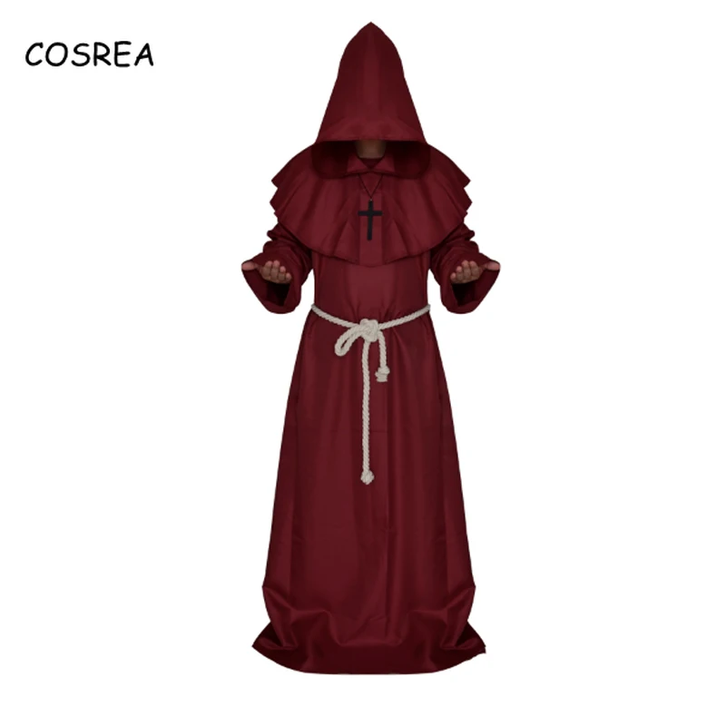 Мужской и Женский винтажный костюм средневекового цвета для косплея |