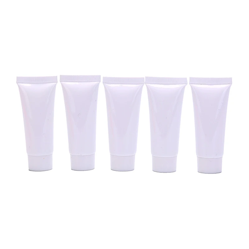 

5pcs Cosmetic Soft Tube 5ml plastic Lotion Containers Empty Makeup squeeze tube Refilable Bottles Emulsion Cream Packaging