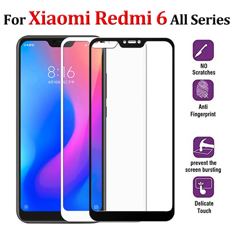 Protective Glass On Ksiomi Redmi 6A Note 6 Pro Screen Protector For Xiaomi Readmi A6 Note6 6Pro A Safety Verre Xiomi Tremp Glas | Мобильные