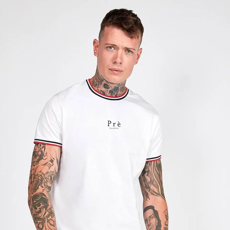 Мужская футболка с круглым вырезом короткими рукавами европейский размер