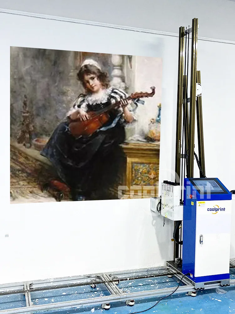 Portable Wall Printer Machine Home Business Direct to UV Printing Inkjet for Wal Mural Chinese Wallpen |