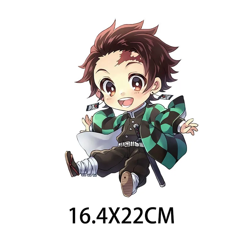 Горячая Распродажа для одежды Nezuko патчи полосы джинсов теплопередающие