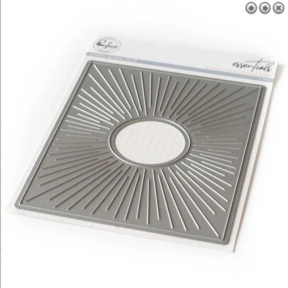 

Radiating Background Stencil Metal Cutting Dies for Scrapbooking DIY Paper Card Embossing Decor Craft Stencils Die Cut