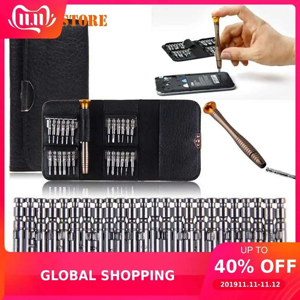 25 в 1 Набор прецизионных отверток Torx треугольные крестовые плоские отвертки