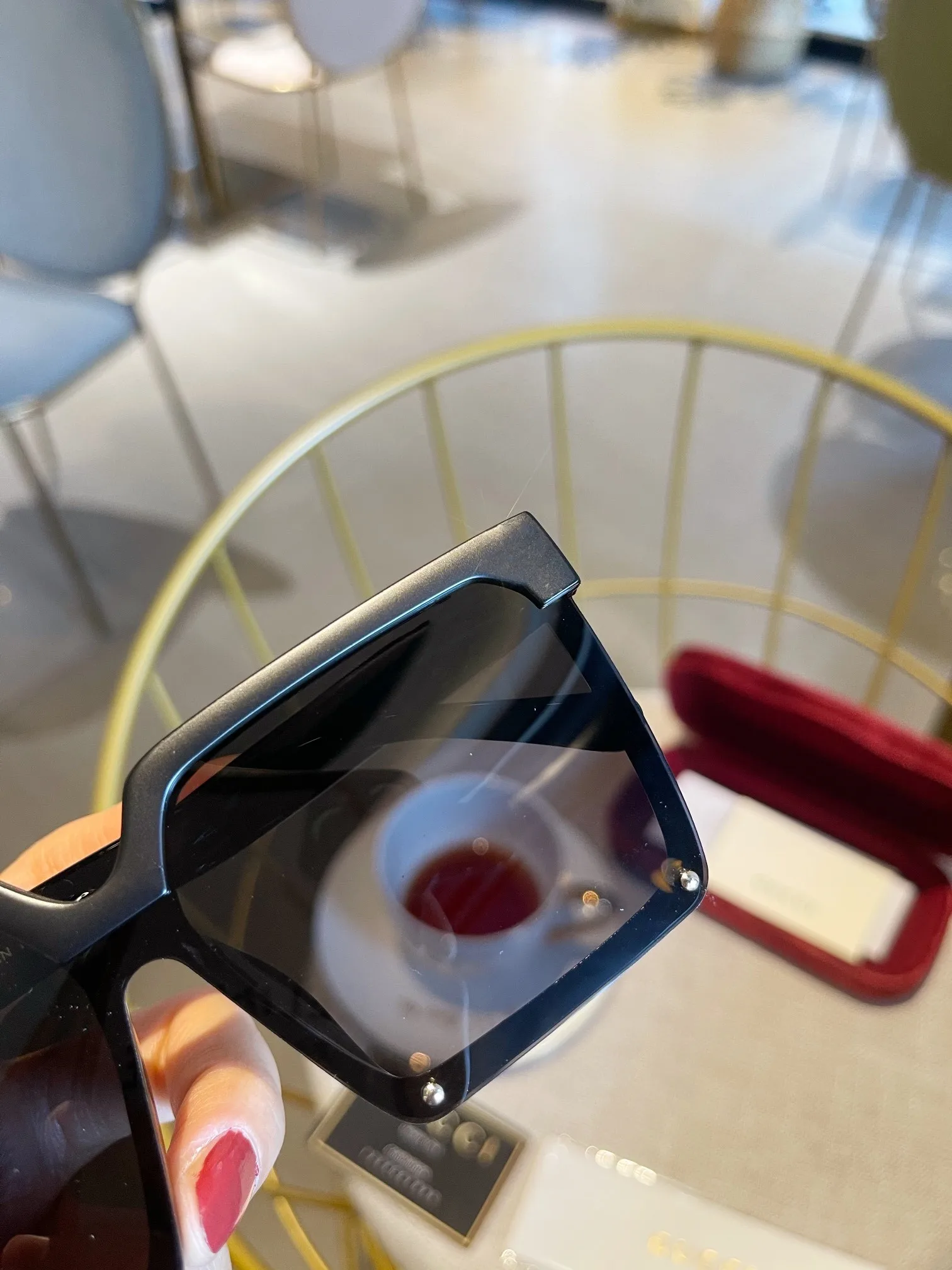 

Luxury Brand Designer Square Sunglasses Women Vintage Oversized Sun Glasses Exquisite Packaging Gift Box UV400 High Quality Hot