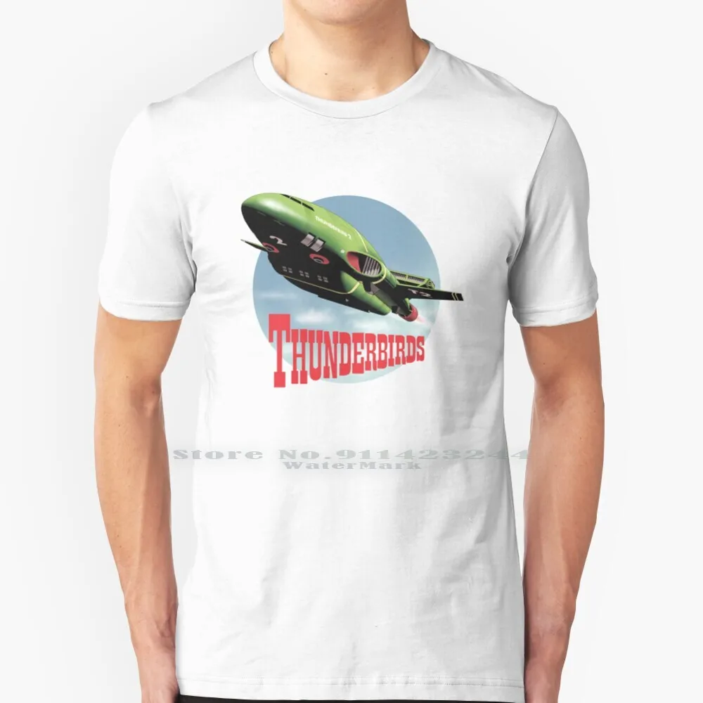 2 из 100% хлопка футболка Century21 Gerry Сильвия Андерсон виргил Лил Трейси 1960s