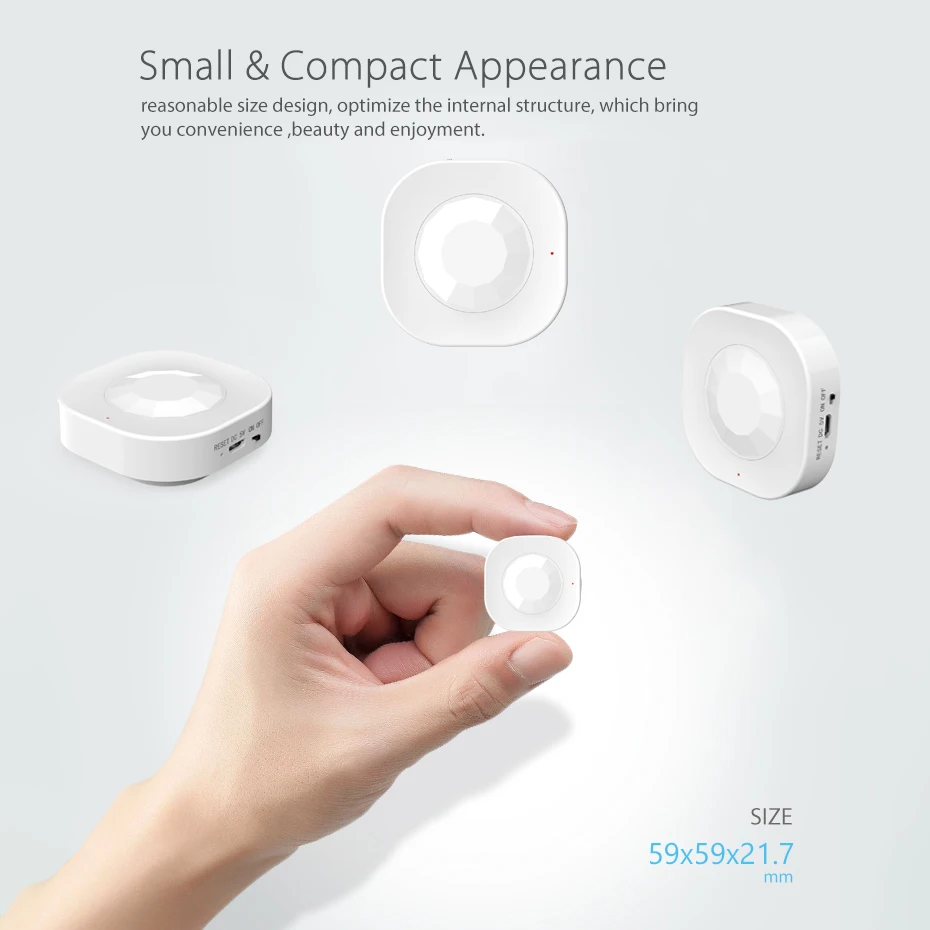 avatto wifi human body sensor tuya smart pir motion sensor security burglar alarm sensor smart life app control smart home free global shipping