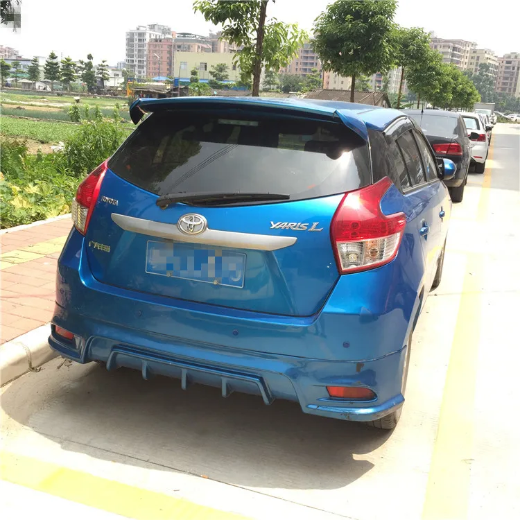 Спойлер для Yaris 2014 2017 спойлер хэтчбека Toyota из АБС пластика YDKD заднего крыла