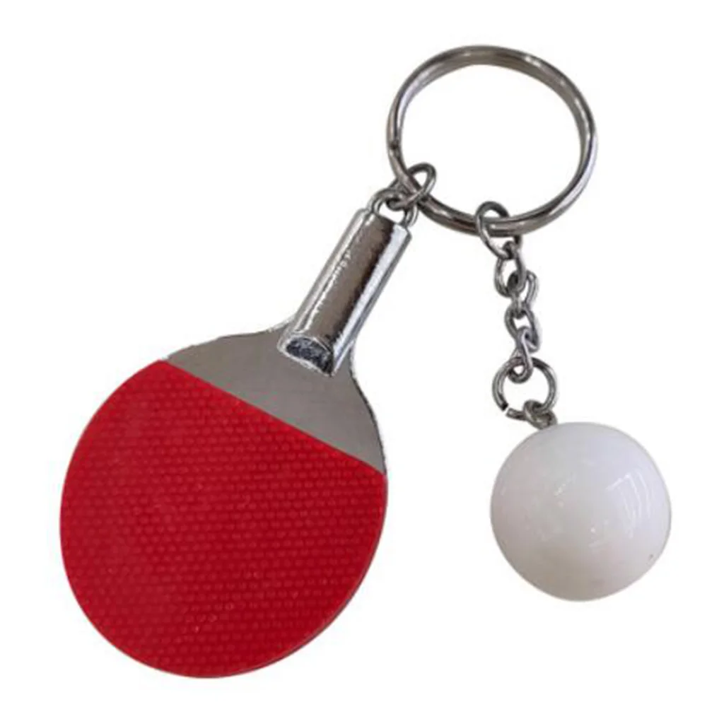 Таблица брелок в виде теннисной ракетки сумка Подвеска спортивный сувенир Pingpang