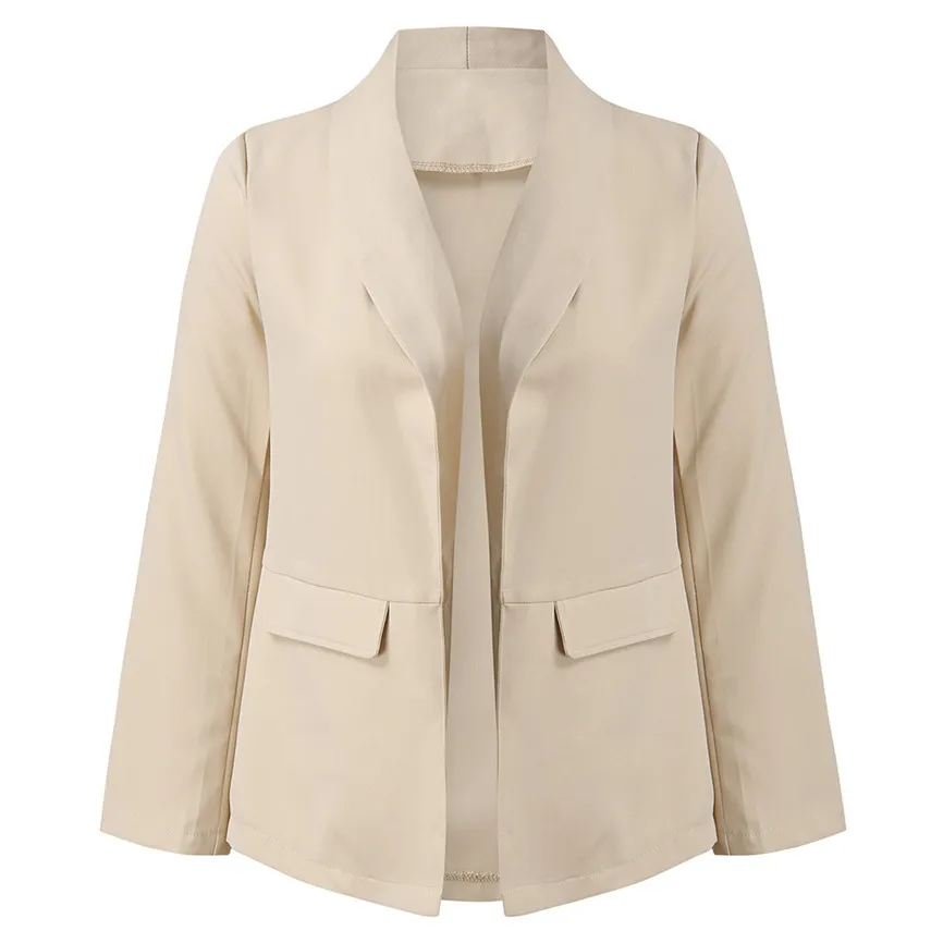 Женские куртки Amp Пальто Тренч Женский Осенний свободный Блейзер Топ с длинным