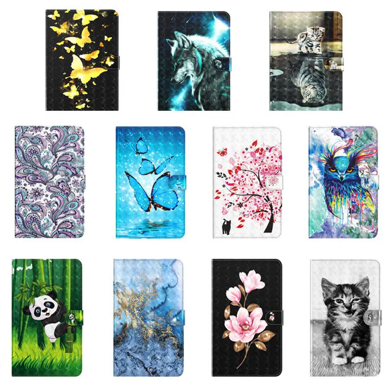 

Shockproof Case For Huawei MatePad T8 Case 8.0" Kobe2-L09 Kobe2-L03 Colorful Tablet Leather Magnetic Stand Cover Free shipping