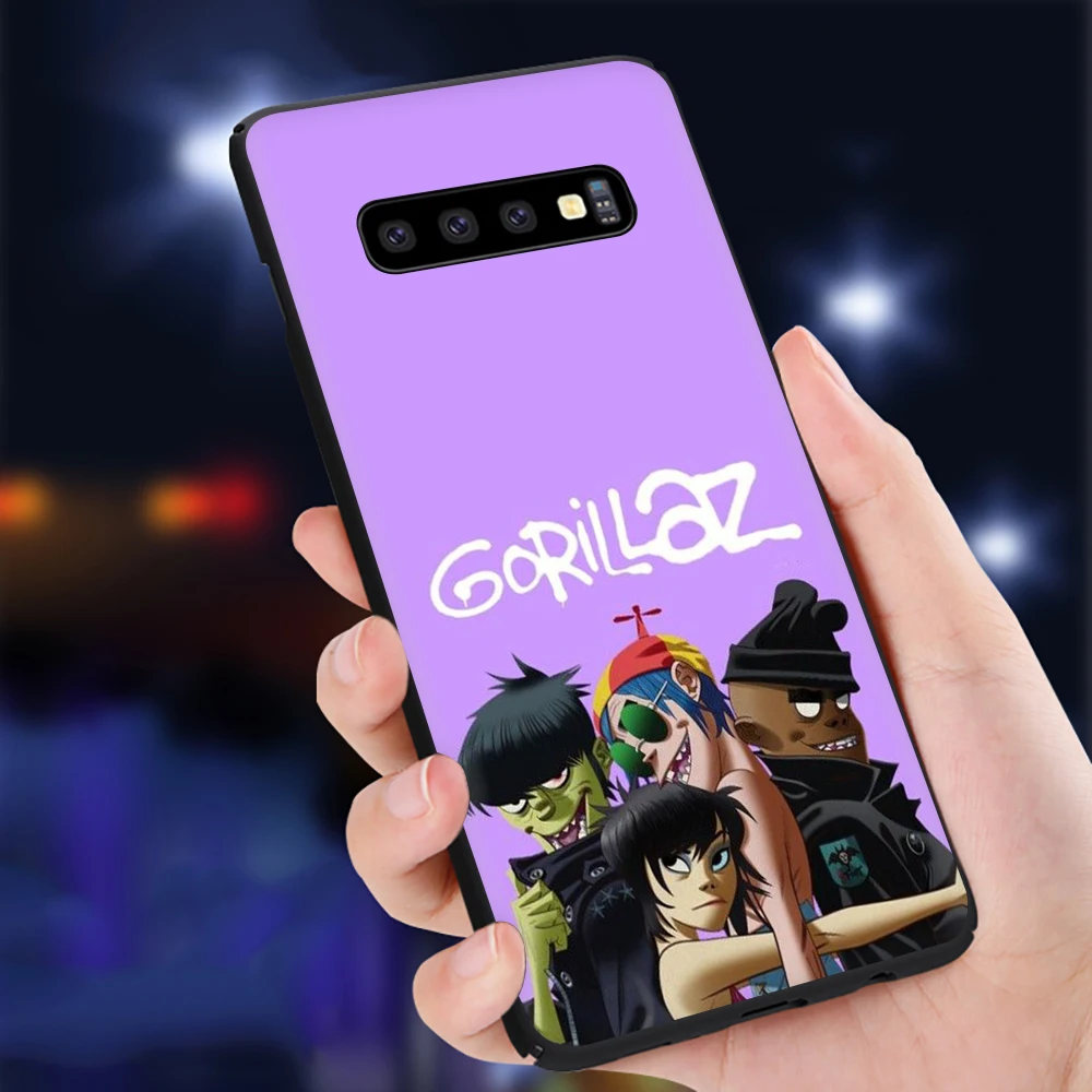 Gorillaz Группа мягкий силиконовый чехол для телефона для samsung S6 S7 край S8 S9 S10e Note 8, 9, 10, плюс M10 20 30 40