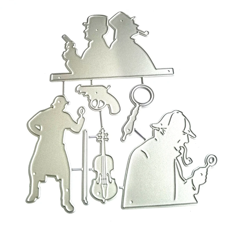 

Новинка 2022, мужской металлический трафарет для высечки, сделай сам, скрапбукинг, альбом, бумажная карта, тиснение, шаблон, форма, украшение