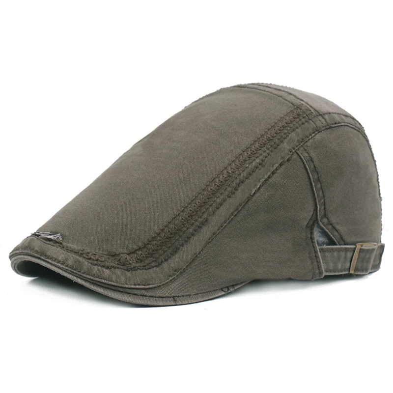 Mens Flat Cap Cotton Soft Fit Newsboy Summer Driving Hat Winter Spring Autumn Beret Peak Black Irish Hunting | Аксессуары для