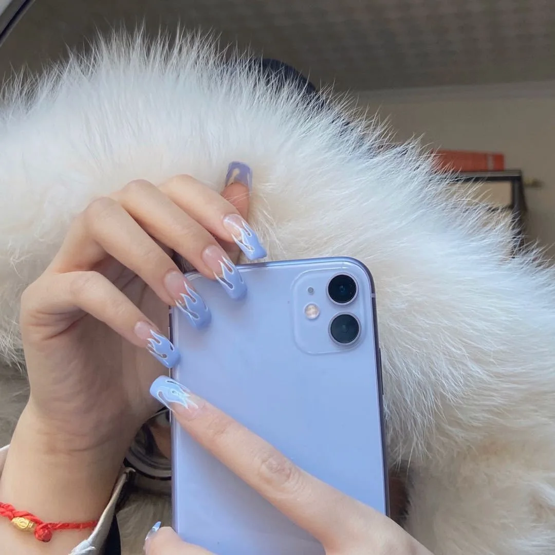 24 шт. французские балерины искусственные ногти окрашенные в модные Готовые