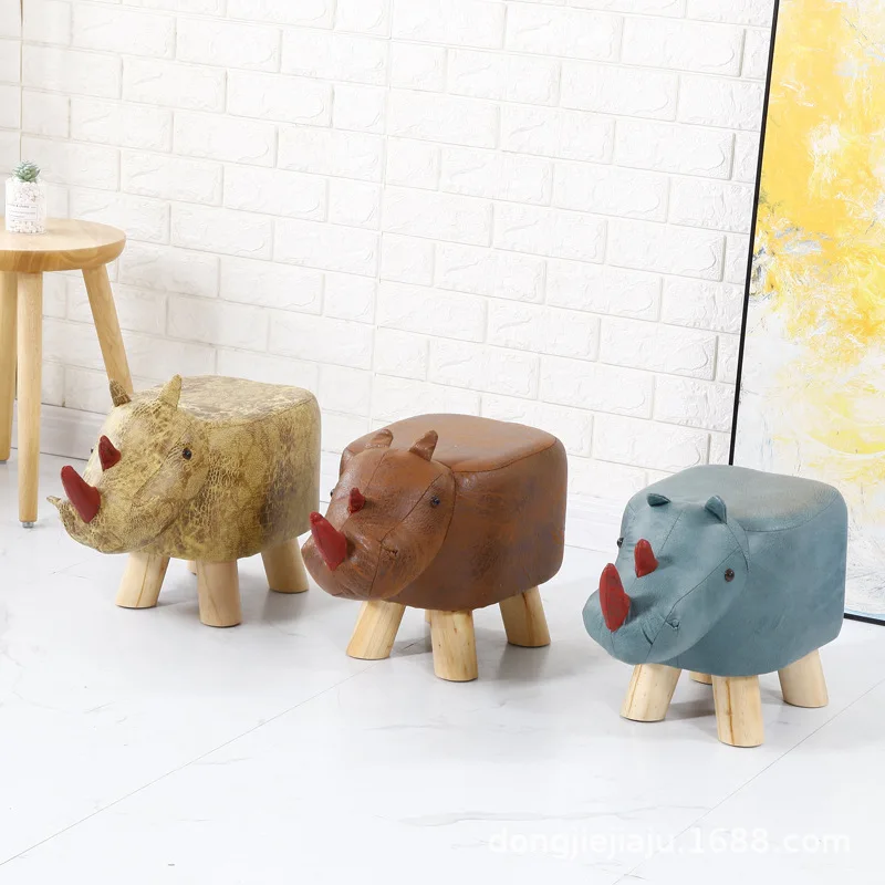 Скамейка детская деревянная с рисунком из мультфильма табуретка для животных |