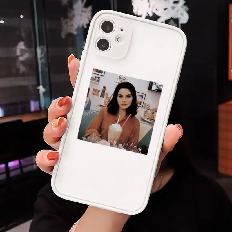 

Lana Del Rey Phone Case Matte transparent For White iPhone 12 Mini 11 Pro XR XS Max 7 8 Plus X Back Cover