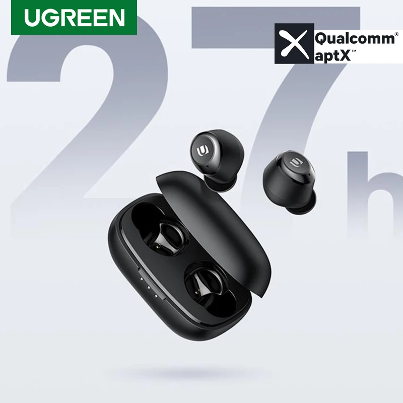 

Ugreen HiTune TWS Bluetooth 5.0 Earphones Wireless Sports Running Headphone Stereo Earbuds Headset With Microphone Waterproof