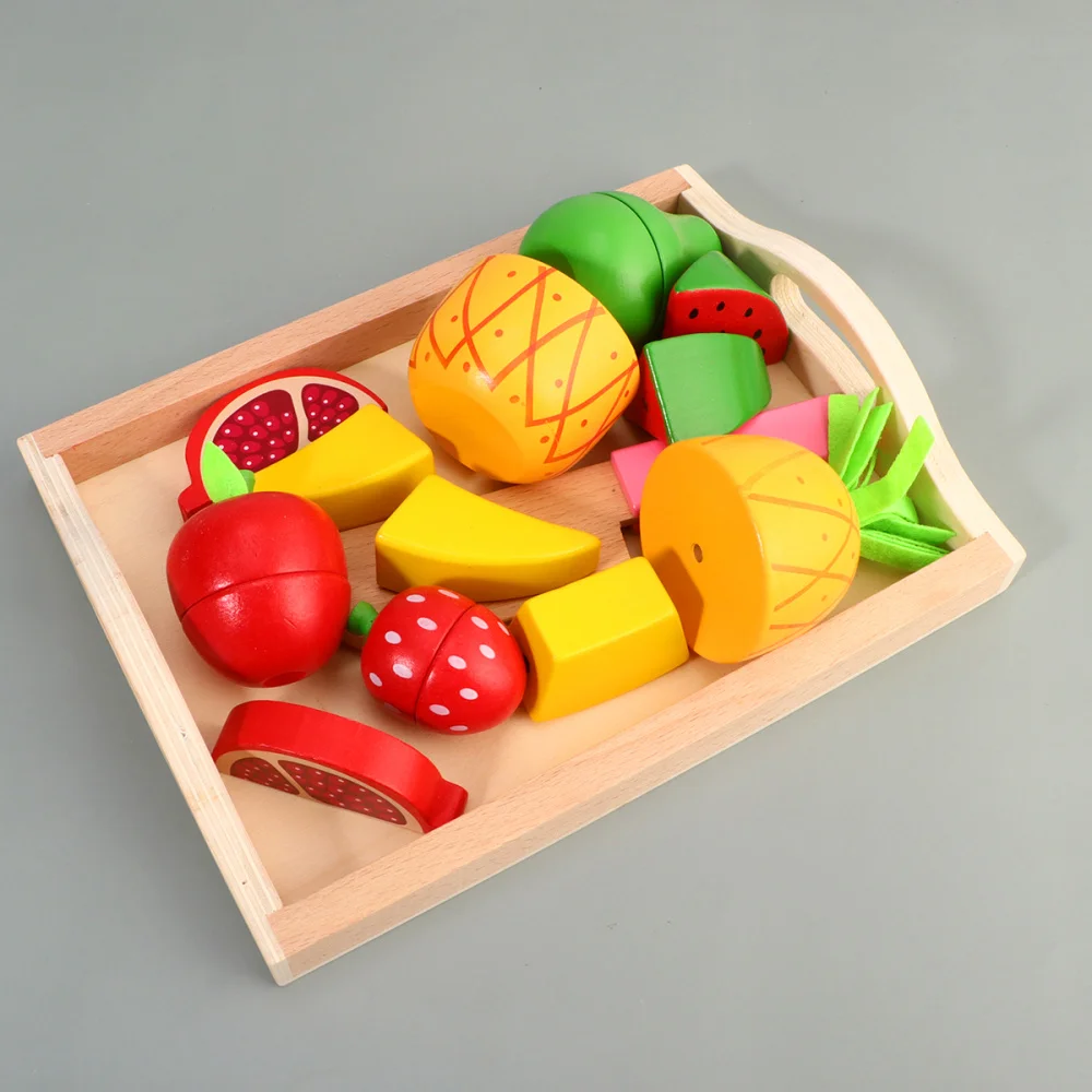 9 шт. имитация фруктов модели магнитные разделочные игрушки DIY Набор для резки