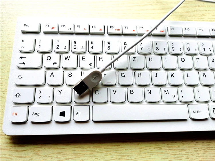 MAORONG TRADING оригинальная немецкая клавиатура QAY QWERTZ для Lenovo настольная USB