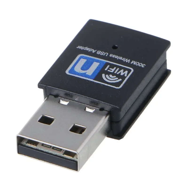 USB Wi-Fi адаптер 300M RTL8192EU чипсет Mini USB2.0 ключ-заглушка WLAN Беспроводная сетевая