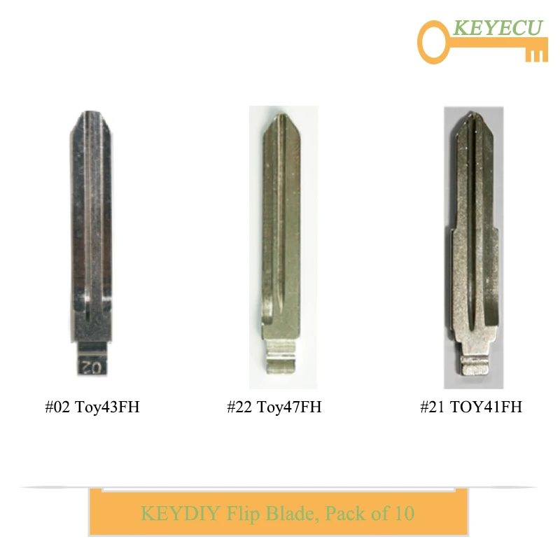 KEYECU 10 штук KEYDIY универсальные KD пульты дистанционного управления флип лезвие #02
