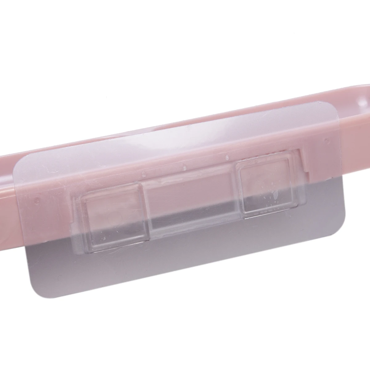 

Non-perforated Double-drain Soap Box Wall-mounted Home Bathroom Double-lattice Soap Rack