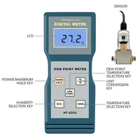 HT6292 HT-6292 portable dew point meter thermometer humidity measuring tool TEMP:-10~65 HUMIDITY:10~100%RH DEW POINT:-40~40