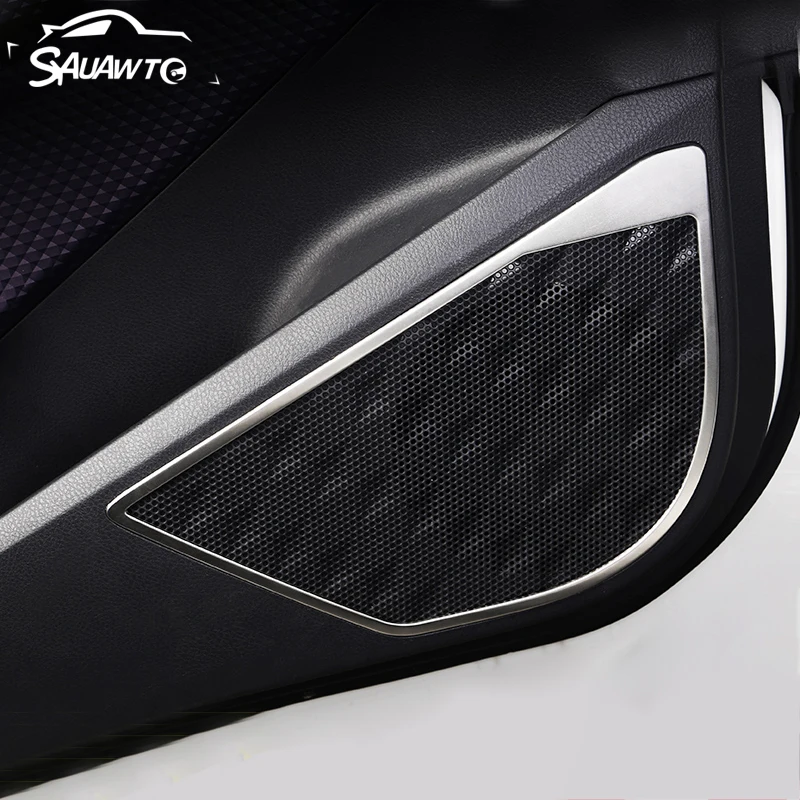 Нержавеющая сталь автомобильная Внутренняя дверь аудио динамик громкий рамка