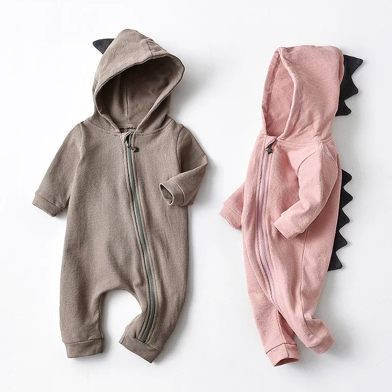 

Baby Rompers Spring/Fall Long Sleeve Onesie For Newborn Cute Cartoon Dinosaur Clothes 0-2Y Boy/Girl Hoodie Outfits Infant Jumper