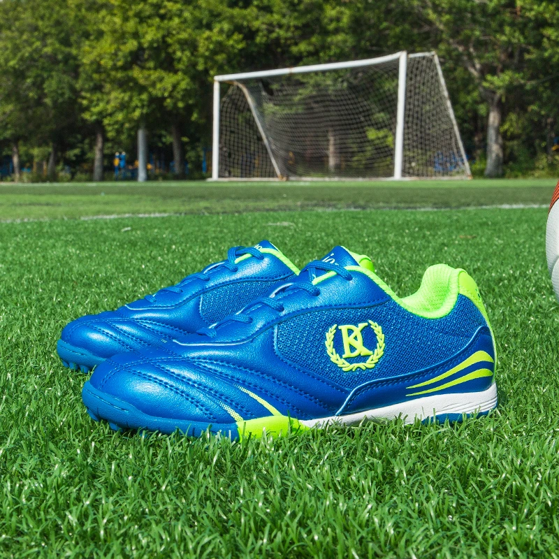 Унисекс футбольная обувь с длинными шипами полуботинки для футбола TF уличные