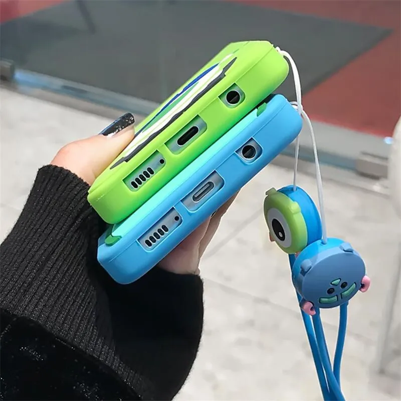 DlSCASE панели телефона с рисунком для Samsung Galaxy S8 S9 S10 плюс прекрасный 3D монстров Майк