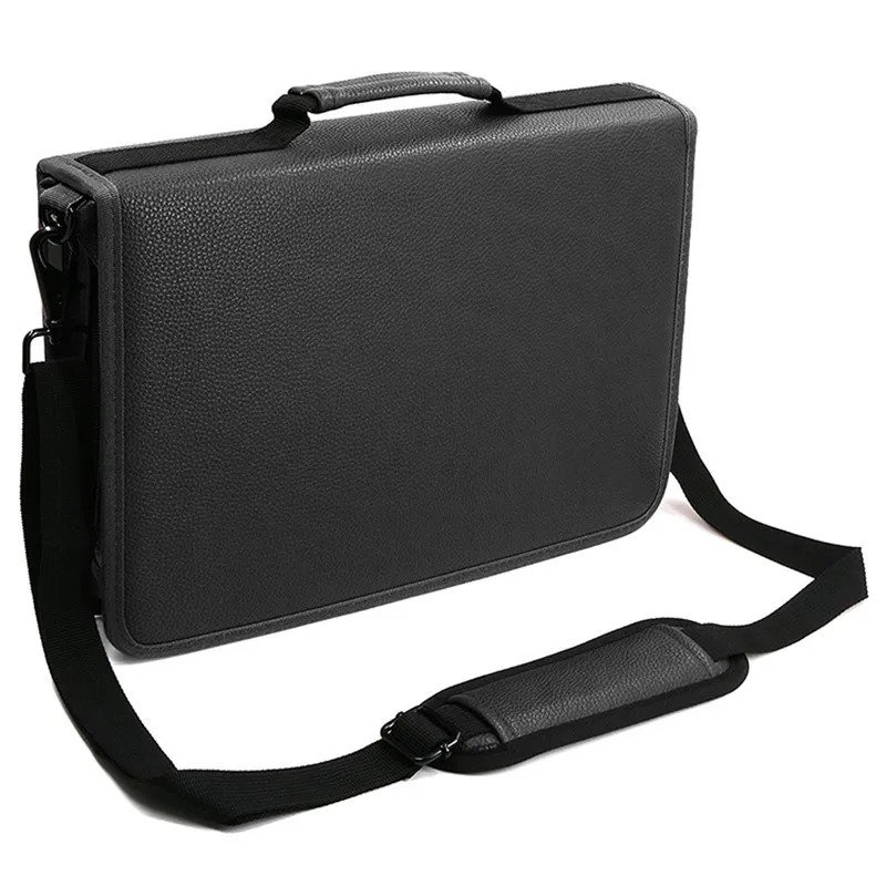 

Чехол для карандашей 160 с из искусственной кожи отверстиями, с большой ручкой