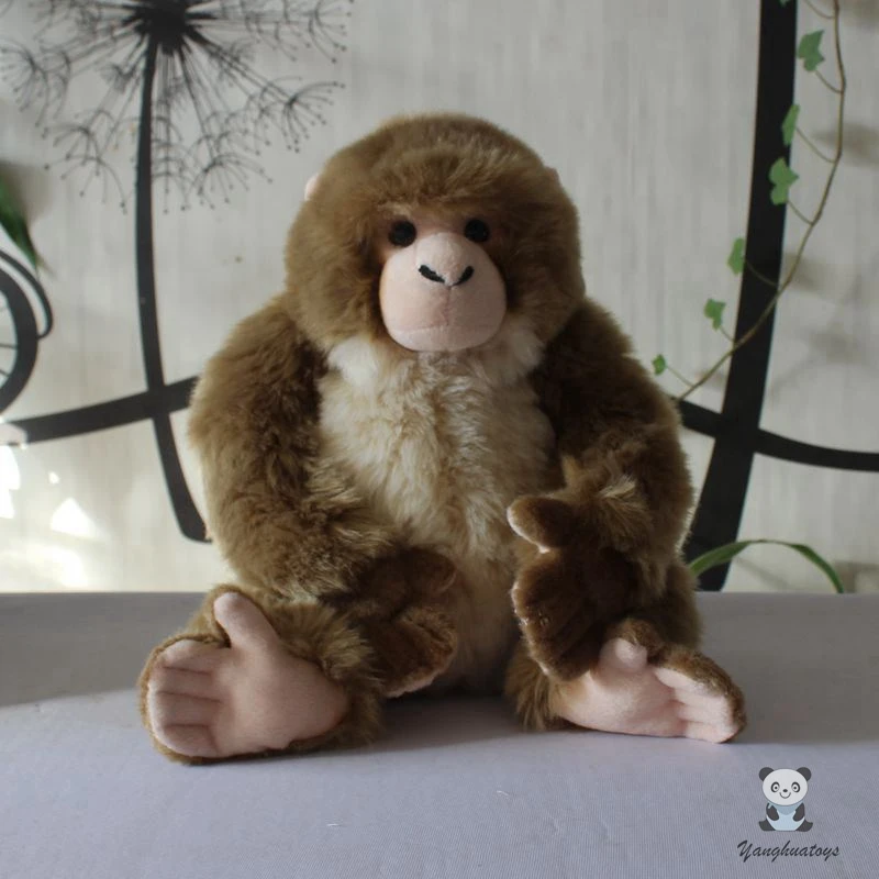 Мягкие плюшевые животные куклы Gorilla мягкие игрушки реальная жизнь модель