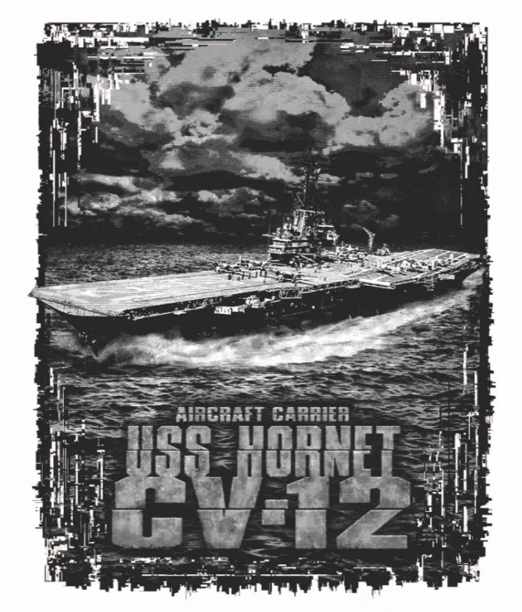 

Essex Class Aircraft Carrier CV-12 USS Hornet T-Shirt. Summer Cotton Short Sleeve O-Neck Mens T Shirt New S-3XL