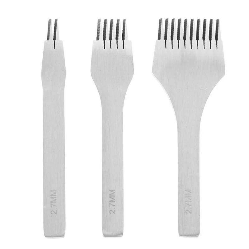 Набор инструментов для поделок из белой стали плоская зубила кожа дырокол