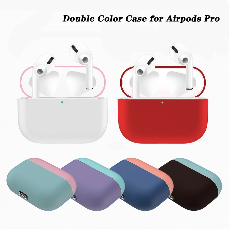 Чехол для наушников Airpods Pro силиконовый чехол карамельного цвета Apple 3 аксессуары