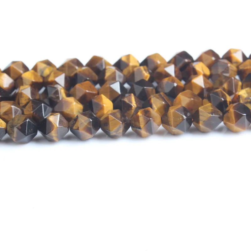 Натуральные желтые блестящие камни LanLi тигровый глаз свободные бусины 6/8/10/12 мм