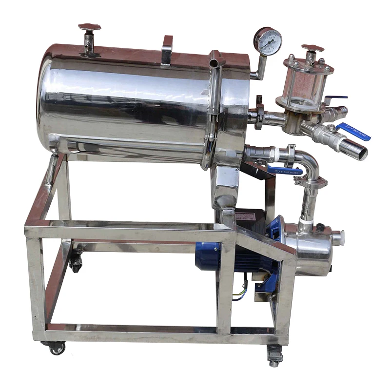 Фильтр диатомита для домашнего пивоварения вертикальный фильтр из нержавеющей