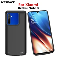 6500mah battery charger cases for redmi note 8 power case external battery charging cover for xiaomi redmi note 8 battery cases