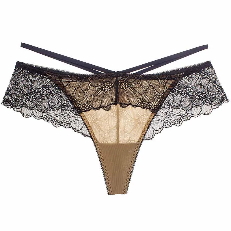 Женские сексуальные треугольные трусики стринги женские кружевные с цветочным