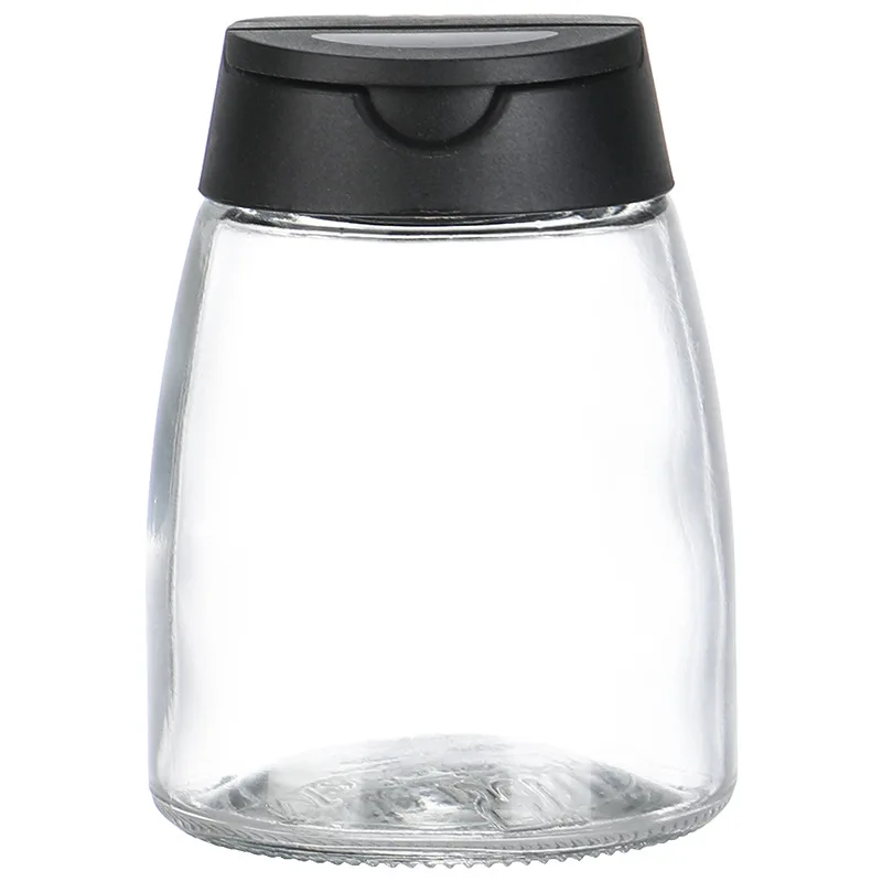 

4 pcs Seasoning Bottle Set Kitchen Household Glass Salt MSG Seasoning Box With Lid