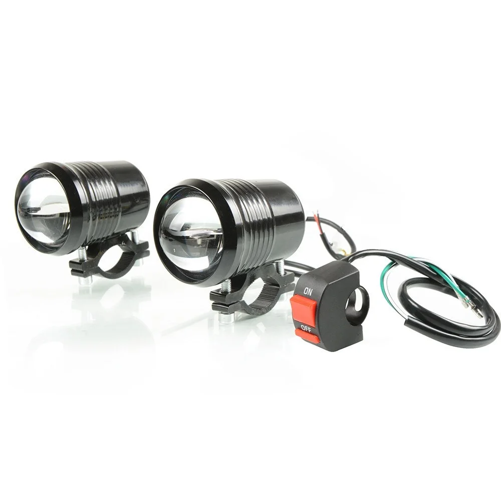 

2PCS Universal Motorcycle LED Headlight Waterproof Driving For BMW R1200RT S1000R F800GT SUZUKI GSR400 GSR600 V-Strom DL1000/650